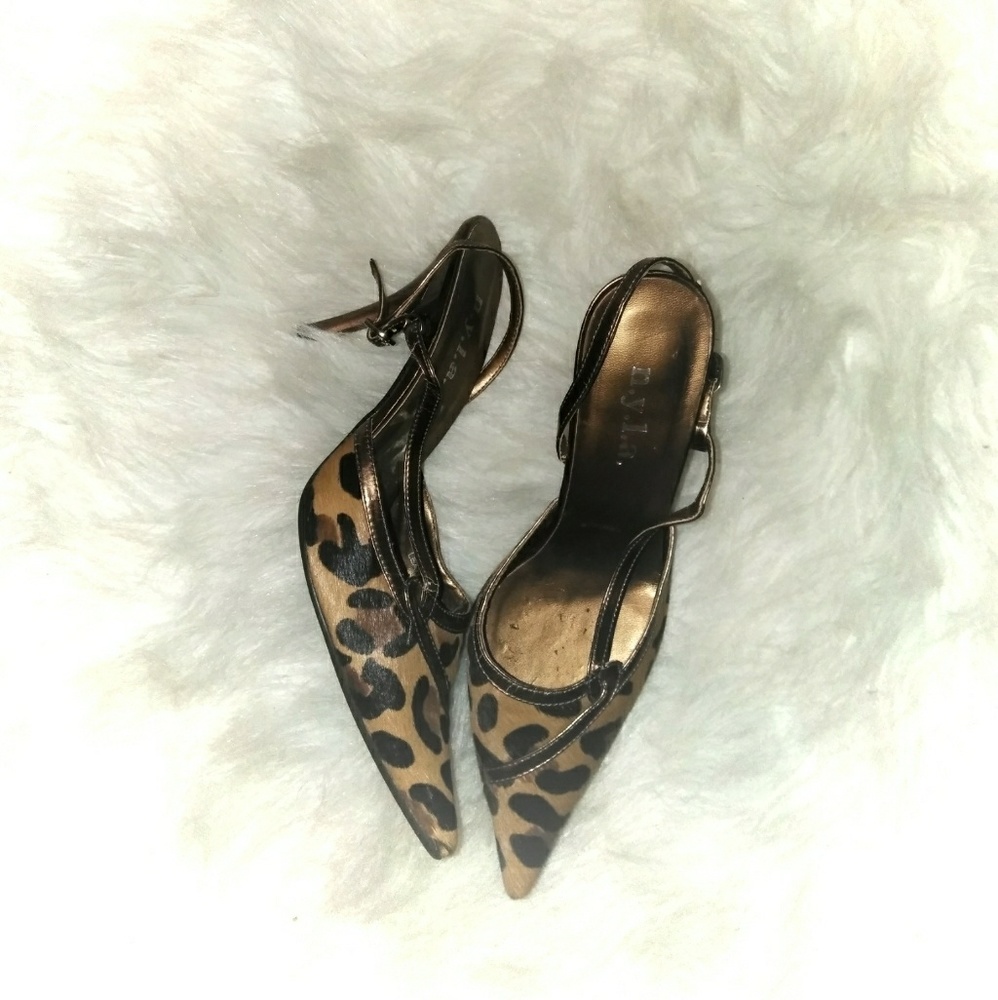 Leopard heels